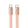 TB Kabelis usb c - usb c 1m płaski brzoskwiniowy