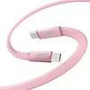 TB Kabelis USB C - USB C 1m płaski brzoskwiniowy (AKTBXKUCCFLAT1O)