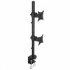 Techly LCD/LED stalinis laikiklis 13-27 colių, dvigubas, juodas