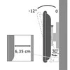 Laikiklis Techly sieninis LED / LCD televizorius 17-37 colių 25kg o
