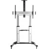 Laikiklis Techly Mobilus stovas dideliems LCD/LED televizoriams 60-100 colių 100kg Vesa 2 lentynos
