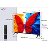 TCL S5L 40S5L TV 101.6 cm (40") Full HD Smart TV Wi-Fi Juodas 300 cd/m²