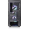 Thermaltake Korpusas - s200 grūdintas stiklas argbx3 juodas