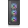 Thermaltake Korpusas - s200 grūdintas stiklas argbx3 juodas