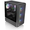 Thermaltake Korpusas - s200 grūdintas stiklas argbx3 juodas