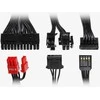 Thermaltake Maitinimo šaltinis smart se 630w modular (sprawność 80+ auksinis dla 230v, 2xpeg, 140mm, single rail)