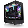 Thermaltake View 270 grūdintas stiklas, stiklinė pusė, ventiliatorius ct140 - juodas
