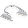 Thermaltake Pakėlimo kabelis - PCI-E 4.0 x16 ilgintuvas - 400 mm dvigubas 90° - sniegas