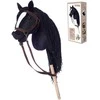 Tootiny Koń na kiju hobby horse hoppihorse a3 juoda, maść kara