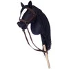 Tootiny Koń na kiju hobby horse hoppihorse a3 juoda, maść kara