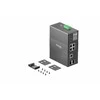 Šakotuvas TP-Link Przełącznik ies206gpp industrial easy managed omada, 6 portów gigabitowych, w tym 3 portpoe+ i