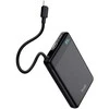 TRUST Fiera išorinė baterija, 20000 mAh, su laidu, 2x USB-C, juoda