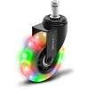 TRUST GXT 701 guminiai LED ratukai kėdėms | Jungtis 11mm