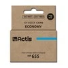 Rašalinė Kasetė - Actis KH-655CR Pakaitalas HP 655 CZ110AE Cyan 12 ml