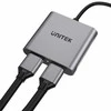 Unitek Adapteris usb-c - 2x hdmi 2.0; 4k mst; m/f