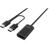 Unitek Aktyvus USB 2.0 ilgintuvas, 20 m, y-279 juodas