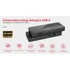 Unitek Doko stotelė 12w1 usb-c, hdmi 2.1, usb 4, pd 100w; d1079a