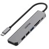 Unitek Hub usb-c 7w1 aliuminio pd 100w ; 5 gbps ; hdmi 4k
