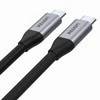 USB Unitek USB-C – USB-C laidas 2 m sidabrinis (C14091ABK)
