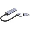 Unitek karta do streamingu usb-c/a, 4k hdmi 1.4b