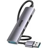 UNITEK kompaktiškas USB-A šakotuvas 3x USB 2.0 + 3.0 5GBPS