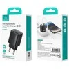 Usams 30W gan led usb+usb-c cc229 greito įkrovimo sieninis įkroviklis, baltas