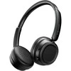 USAMS SR01 Bluetooth 5.3 ANC ant ausų dedamos ausinės juodos spalvos