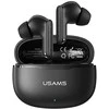 USAMS E05 TWS ausinės Bluetooth 6.0 belaidės juodos spalvos
