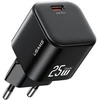 Įkroviklis USAMS JC Series CC289 25W GaN Mini Fast Įkroviklis USB-C juodos spalvos