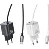 USAMS JC Series CC261 20W GaN Mini Fast Charger 2xUSB-C baltos spalvos