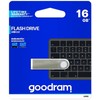 USB atmintinė goodram uun2 uun2-0160s0r11 (16gb; usb 2.0; sidabro spalva)