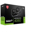 Vaizdo plokštė MSI GeForce RTX 4060 VENTUS 2X BLACK 8G OC GDDR6