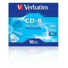 Verbatim Cd-r 40x 80mb 10p jc extra protection 43428