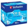 Verbatim Cd-r 40x 80mb 10p jc extra protection 43428