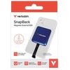 Kietasis diskas Mėlyna SSD diskas „Verbatim SnapBack Magnetic SSD“, 32075, 1000 GB, metaliko mėlyna spalva, „MagSave“, 2 USB-C kabeliai