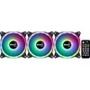 „Wentylator Aerocool PGS Duo 12 Pro ARGB“ (3x120) garsiakalbis