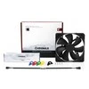 Wentylator noctua 140 mm nf-a14 pwm chromax juodos spalvos keičiamos