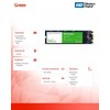Western Digital Disk ssd žalia 240gb sata m.2 2280 wds240g3g0b