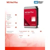 Sandisk „Western Digital Raudona Plus WD120EFGX“ vidinis kietasis diskas, 12 TB, 7200 RPM, 512 MB, 3,5 colio, „Serial ATA III“