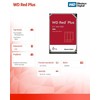 Sandisk HDD wd red plus wd60efpx (6 tb; 3,5"; 256 mb; 5400 aps./min.)