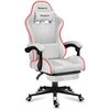 Žaidimų kėdė huzaro force 4.7 rgb baltas