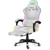 Žaidimų kėdė huzaro force 4.7 rgb baltas
