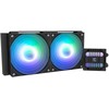 Zalman „Alpha2 se a24 bl 240 mm“ procesoriaus skysčio aušintuvas su vandens aušinimu