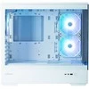 Zalman P30 V2 Baltas micro-ATX grūdinto stiklo panoraminis vaizdas 3 x 120 mm ARGB ventiliatorius