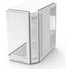 Zalman P60 vidutinio dydžio bokšto korpusas su 5 ARGB ventiliatoriais, baltas