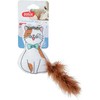 ZOLUX žaislas katėms „Chatouille“ su plunksnomis ir katžolėmis – 13 cm
