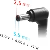 Kintamosios srovės adapteris akyga ak-nd-28 nešiojamam kompiuteriui acer (12 v; 6,0 a; 72 w; 5,5 mm x 2,5 mm)