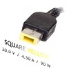 Maitinimo šaltinis akyga ak-nd-42 do notebooka (20 v; 4,5 a; 90w; slim tip, square yellow )