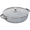 STAUB 40511-470-0 gili keptuvė su dangčiu - grafito spalvos, 28 cm