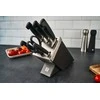 Zwilling Four Star 7 peilių rinkinys su bloku, pilkos spalvos